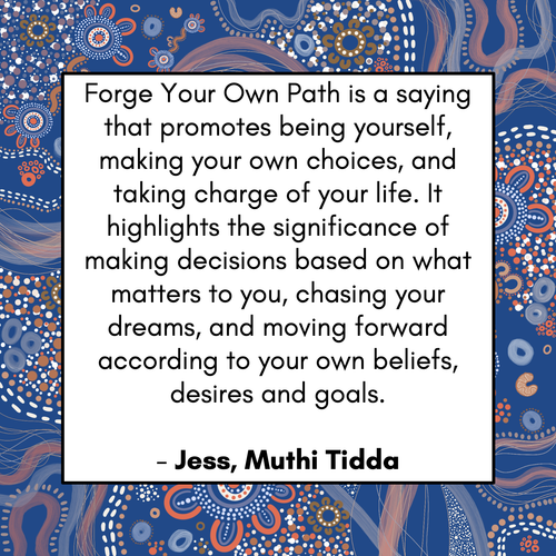 Resource preview 3 for Acknowledgement of Country Posters - Muthi Tidda - Forge Your Own Path