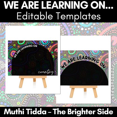 Resource preview 1 for We Are Learning On Posters - Muthi Tidda - The Brighter Side