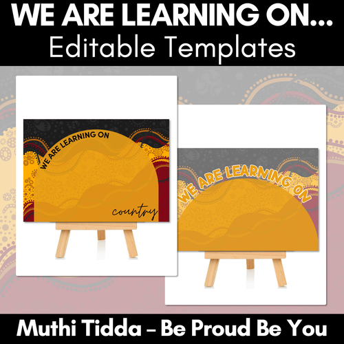 Resource preview 1 for We Are Learning On Posters - Muthi Tidda - Be Proud, Be You