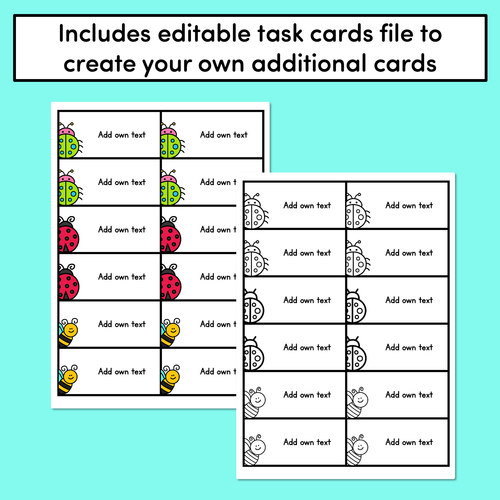 Resource preview 5 for Mystery Number Detectives Task Cards - Numbers 1-50 or Numbers 1-100 - Editable