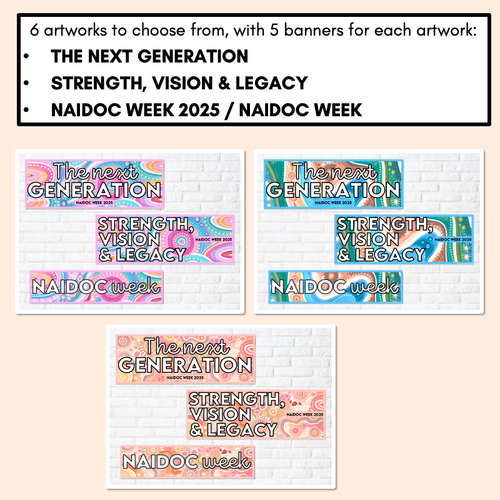 Resource preview 2 for NAIDOC WEEK 2025 Editable Headers - Holly Sanders