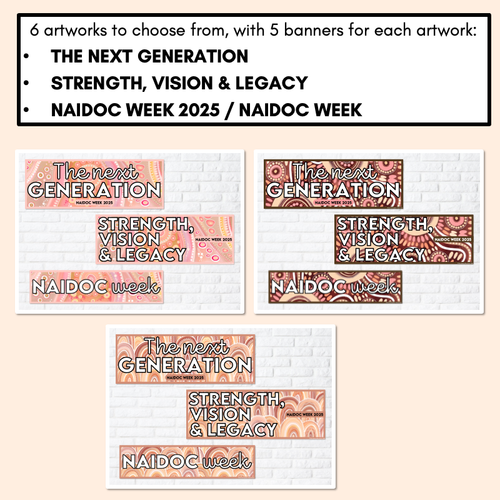 Resource preview 3 for NAIDOC WEEK 2025 Editable Headers - Holly Sanders