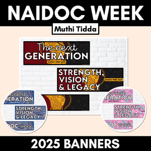 NAIDOC WEEK 2025 Editable Headers - Muthi Tidda
