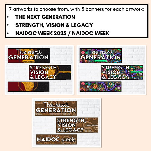 Resource preview 3 for NAIDOC WEEK 2025 Editable Headers - Muthi Tidda
