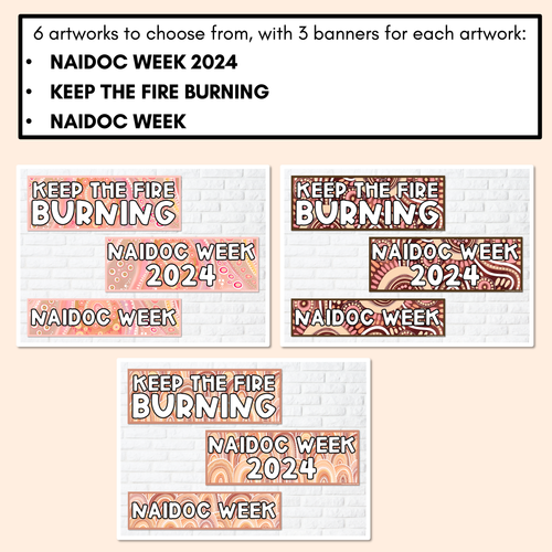 Resource preview 3 for NAIDOC WEEK 2024 Editable Headers - Holly Sanders