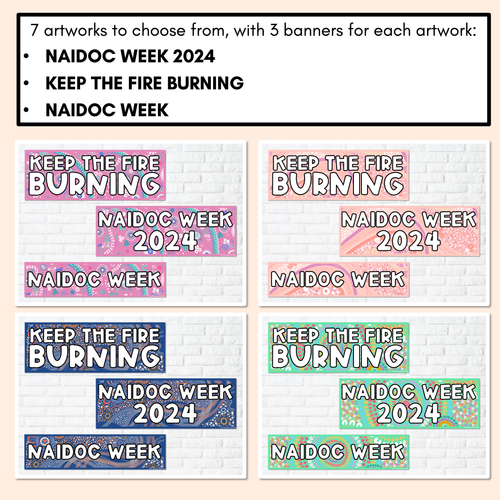 Resource preview 2 for NAIDOC WEEK 2024 Editable Headers - Muthi Tidda