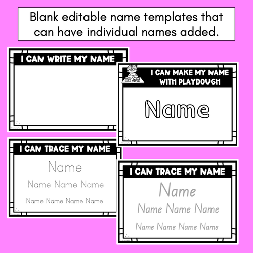 Resource preview 4 for Letter, Number & Name Formation Mats - EDITABLE - All Australian Fonts