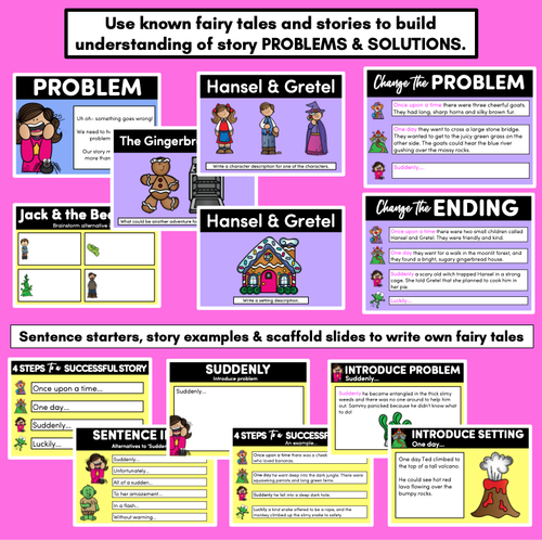 Resource preview 4 for Narrative Writing Lesson Slides - Fairy Tales - Imaginative Texts POWERPOINT