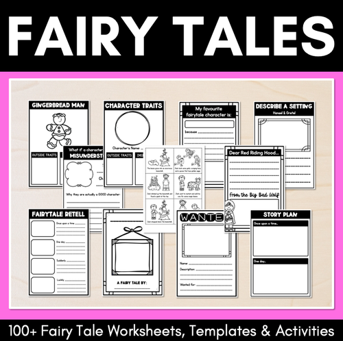 Resource preview 1 for Narrative Writing Activities & Templates - Fairy Tales