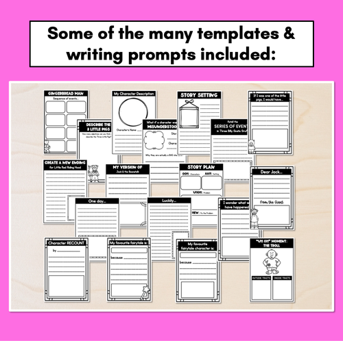 Resource preview 2 for Narrative Writing Activities & Templates - Fairy Tales