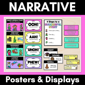 Narrative Writing Posters & Displays