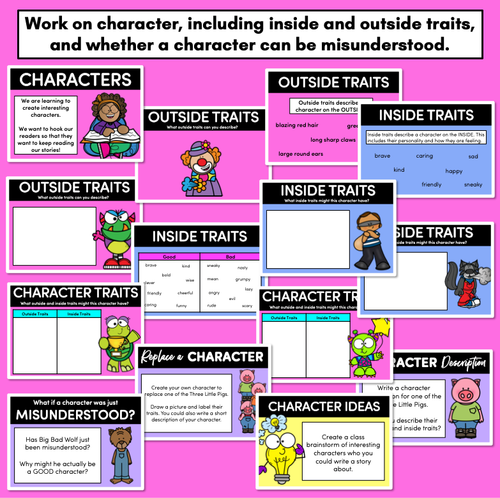 Resource preview 2 for Narrative Writing Lesson Slides - Fairy Tales - Imaginative Texts POWERPOINT