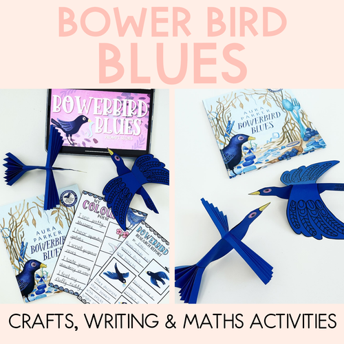 Resource preview 1 for Bowerbird Blues National Simultaneous Storytime - Crafts, Writing & Maths Activities