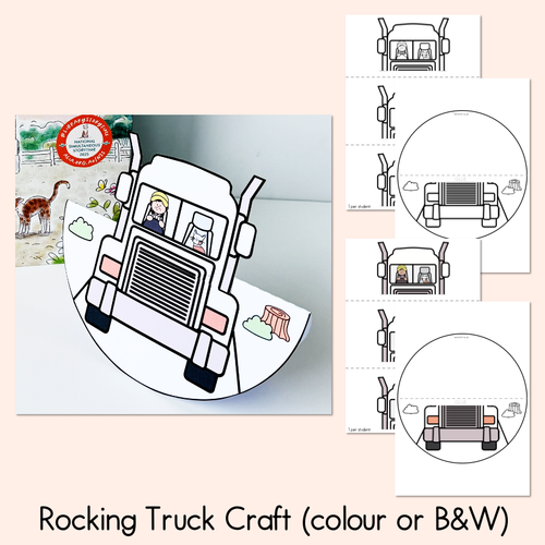 Resource preview 2 for The Truck Cat Printable Pack - - National Simultaneous Storytime 2025