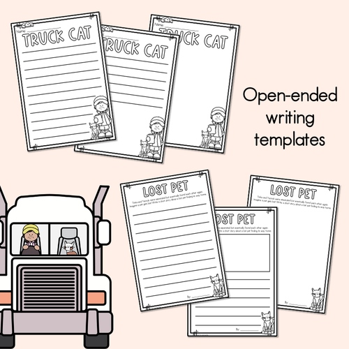 Resource preview 3 for The Truck Cat Printable Pack - - National Simultaneous Storytime 2025