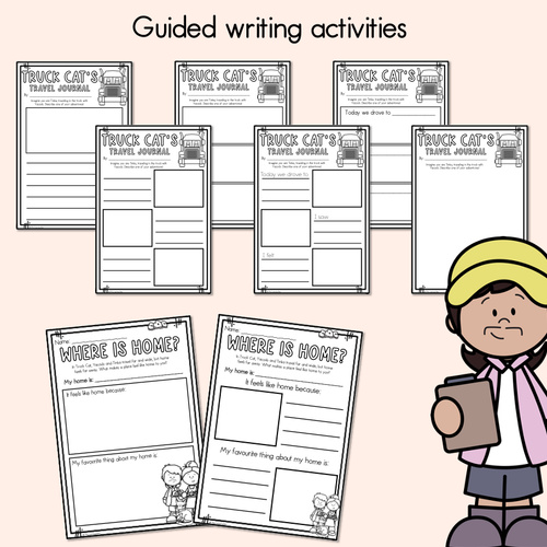 Resource preview 4 for The Truck Cat Printable Pack - - National Simultaneous Storytime 2025