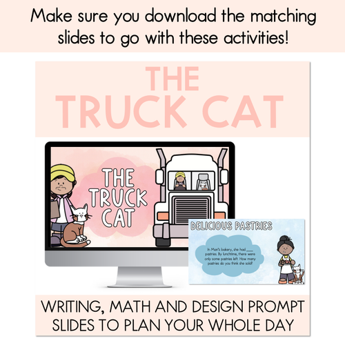 Resource preview 7 for The Truck Cat Printable Pack - - National Simultaneous Storytime 2025