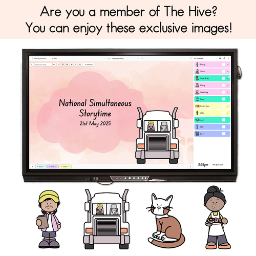 Resource preview 8 for The Truck Cat Printable Pack - - National Simultaneous Storytime 2025