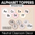 1 for Alphabet Toppers - All Aussie Fonts - Neutral Classroom Decor