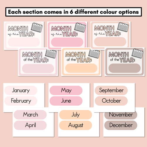 Resource preview 4 for Calendar & Weather Display - Neutral Classroom Decor