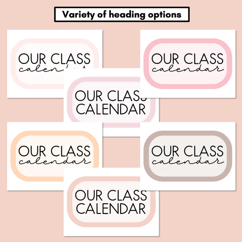 Resource preview 6 for Calendar & Weather Display - Neutral Classroom Decor