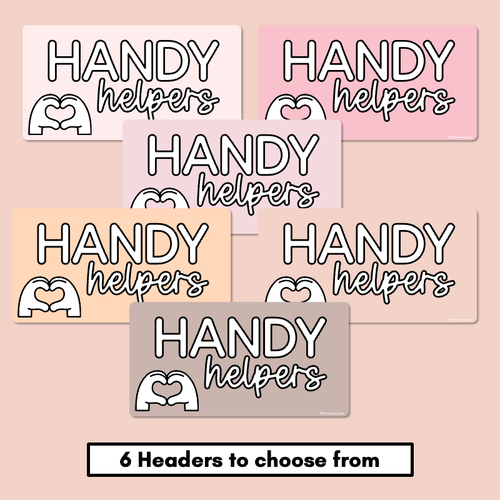 Resource preview 4 for Handy Helpers Classroom Jobs Display - Neutral Classroom Decor