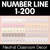 1 for Number Line 1-200 - Neutral Classroom Decor