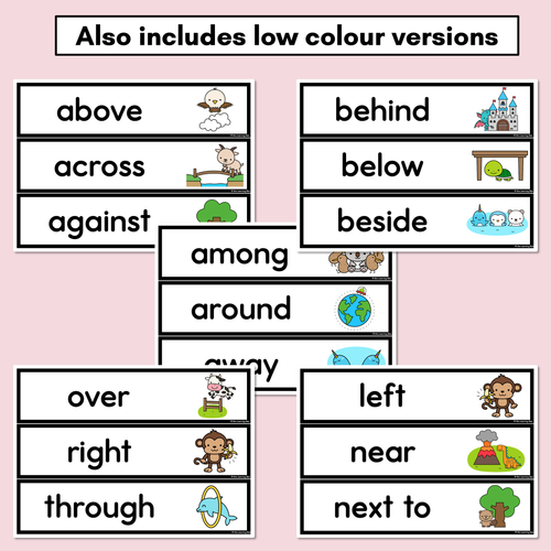 Resource preview 3 for Positional Language - Animal Prepositions - Neutral