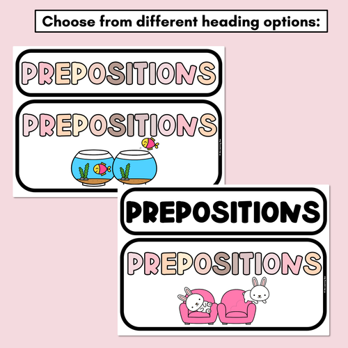 Resource preview 4 for Positional Language - Animal Prepositions - Neutral