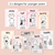 2 for Fraction Posters - Neutral Classroom Decor