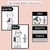 4 for Fraction Posters - Neutral Classroom Decor