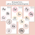 2 for Alphabet Toppers - All Aussie Fonts - Neutral Classroom Decor