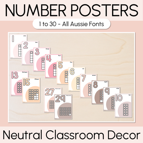 Resource preview 9 for Neutral Learning Displays - Mathematics Bundle