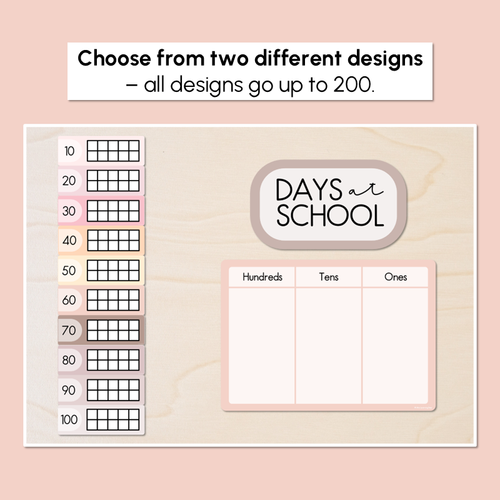 Resource preview 2 for Days of School Display - Neutral Classroom Decor