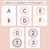 2 for Editable Alphabet & Number Accents - Neutral Classroom Decor