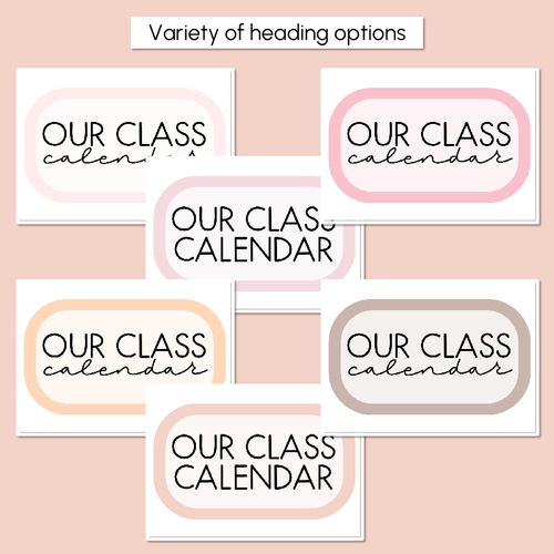 Resource preview 6 for Calendar & Weather Display - Neutral Classroom Decor