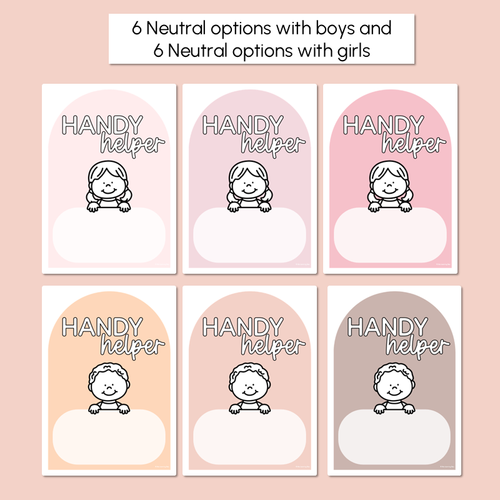 Resource preview 2 for Handy Helpers Classroom Jobs Display - Neutral Classroom Decor
