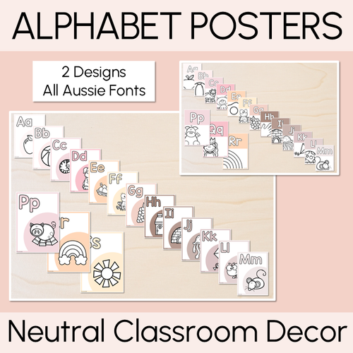 Resource preview 24 for Neutral Classroom Decor Bundle