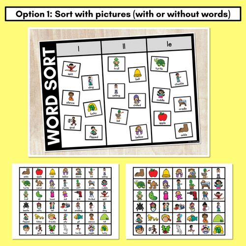 Resource preview 2 for CONSONANT PHONEME L WORD SORT