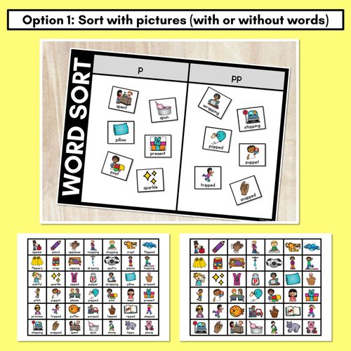 Resource preview 2 for CONSONANT PHONEME P WORD SORT