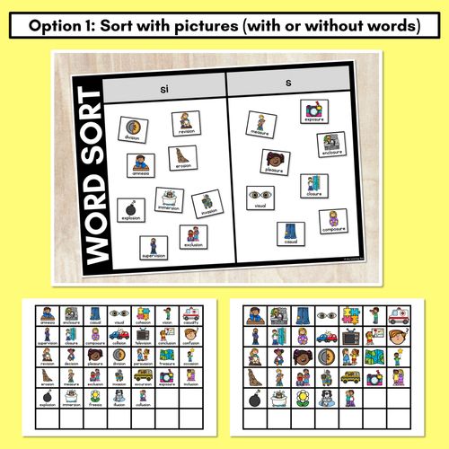 Resource preview 2 for CONSONANT PHONEME ZH WORD SORT