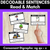 1 for QU NG X Decodable Sentences - Read and Match