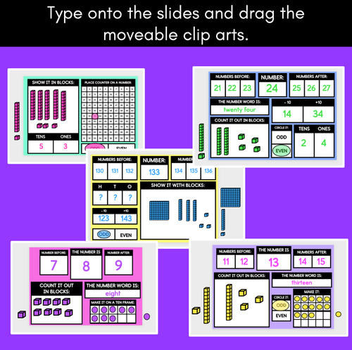 Resource preview 2 for Number of the Day Slides