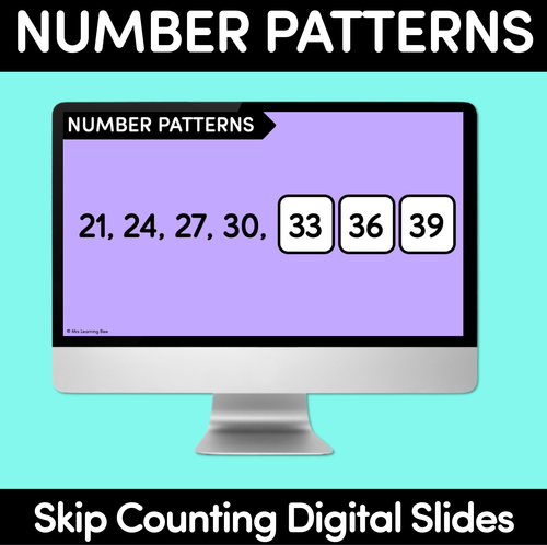 Resource preview 1 for Forward & Backward Number Patterns - Skip Counting by 2, 3, 5 and 10 - Digital Slides