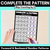 1 for Complete the Pattern Worksheets - Skip Counting by 2 - Forward & Backward Number Patterns