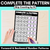 1 for Complete the Pattern Worksheets - Skip Counting by 10 - Forward & Backward Number Patterns