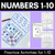 1 for Kindergarten Math Worksheets - Numbers 1 - 10 Practice Pages