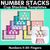 1 for Number Stacks - Cup Stacking Templates - Numbers 11-20 - FINGERS and HANDS