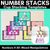 1 for Number Stacks - Cup Stacking Templates - Numbers 11-20 - MIXED MANIPULATIVES