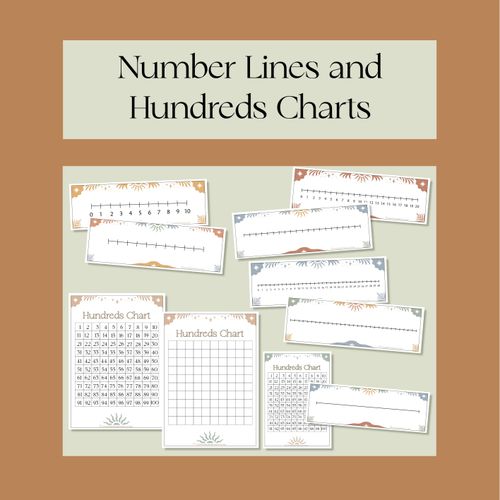 Resource preview 1 for Number Lines and Hundreds Charts